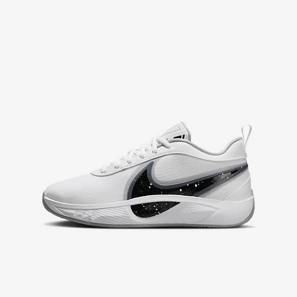 Kids nike white shoes clearance